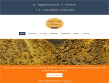 Tablet Screenshot of homemade-bakery.co.uk